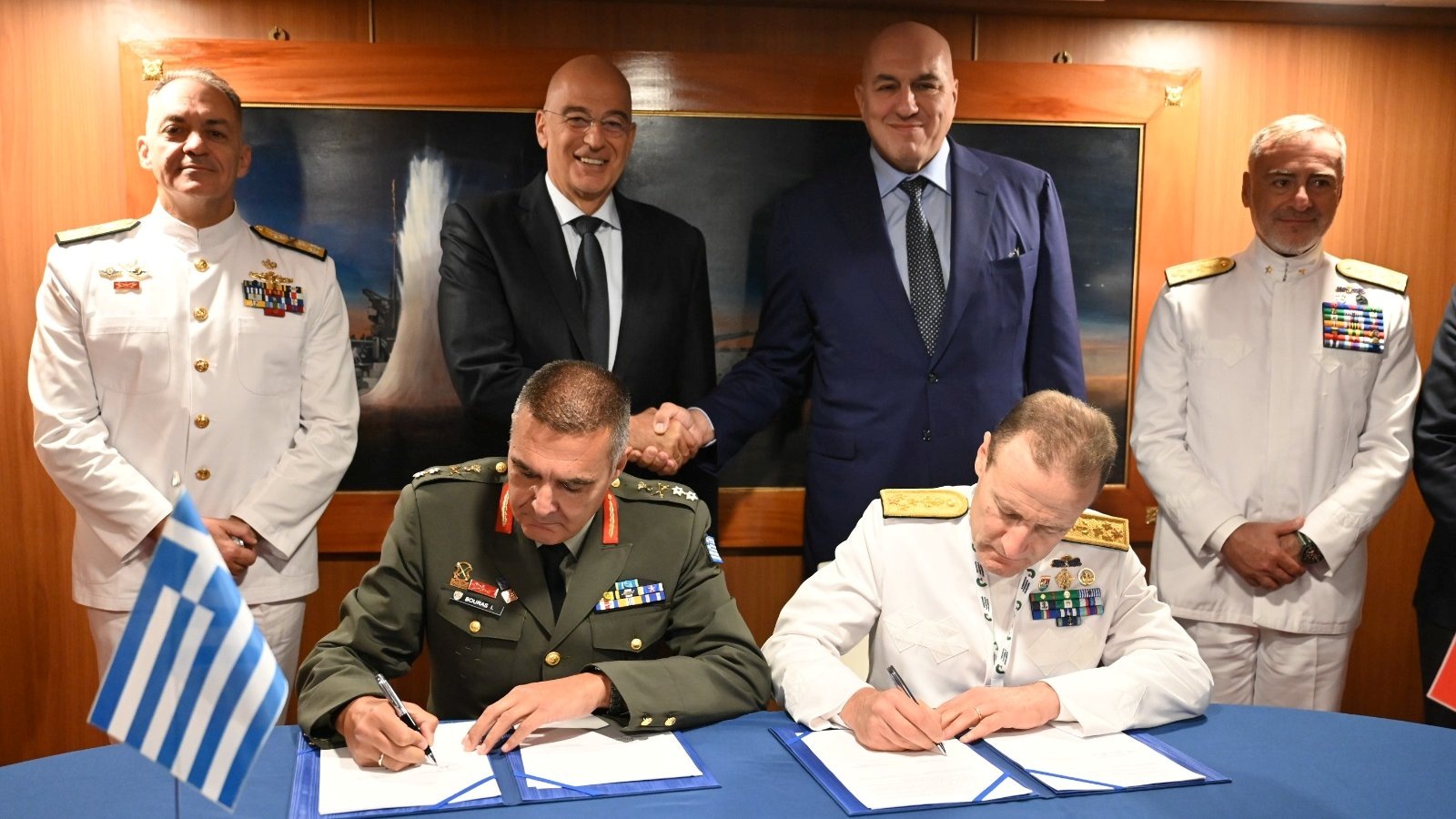 2+2 Frigate Deal Signed by Greek DM in Italy