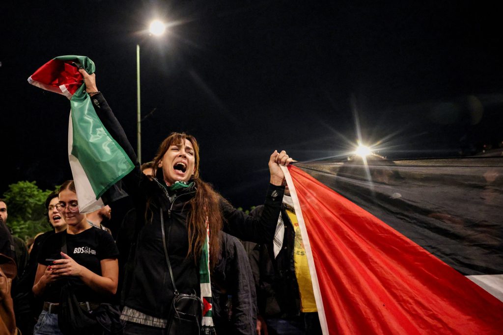 protest athens gaza