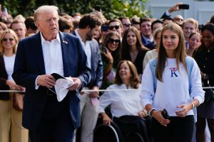 Meet the 18-Year-Old Trump Scion Selling Sweatshirts From the White House Lawn