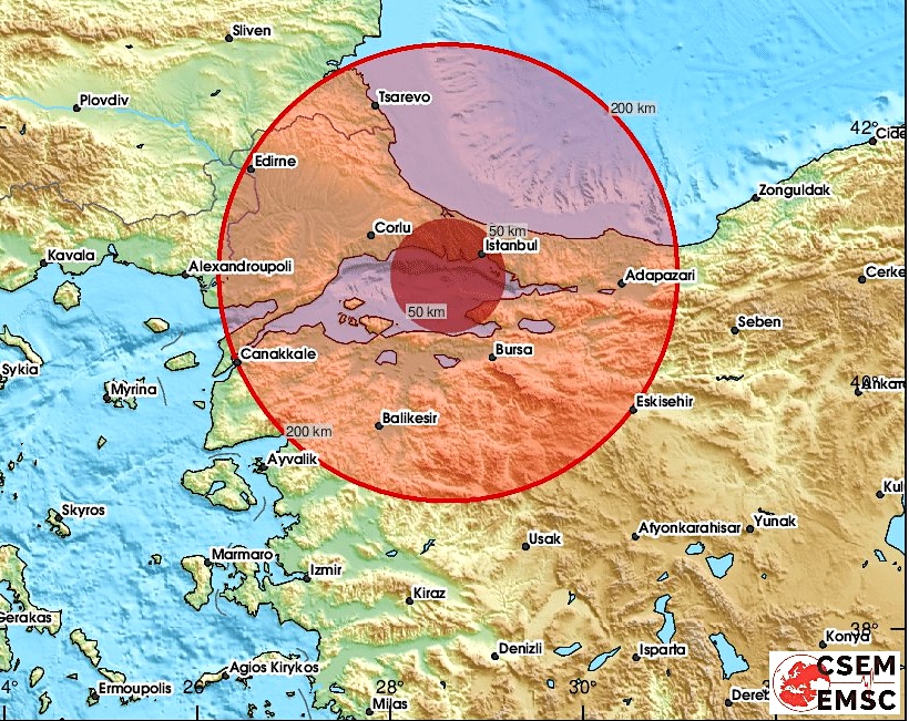 Earthquake Shakes Istanbul, No Injuries or Major Damage Reported