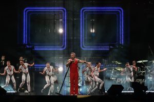 In Pictures: Robbie Williams Ignites Athens Crowd