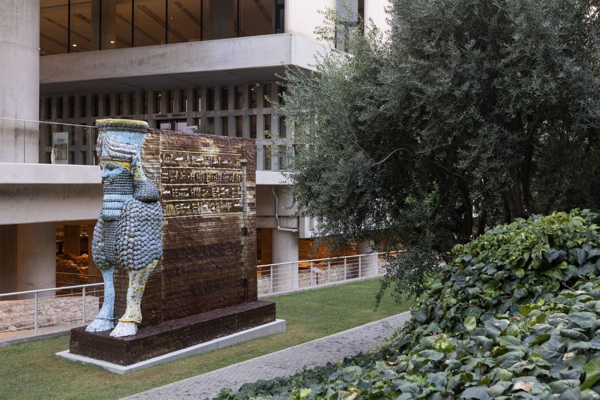 Lamassu of Nineveh at the Acropolis Museum