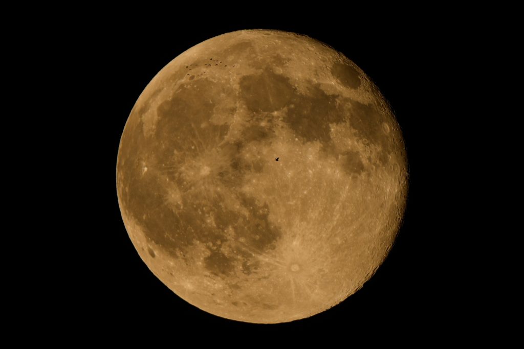 In pictures: October’s Harvest Supermoon