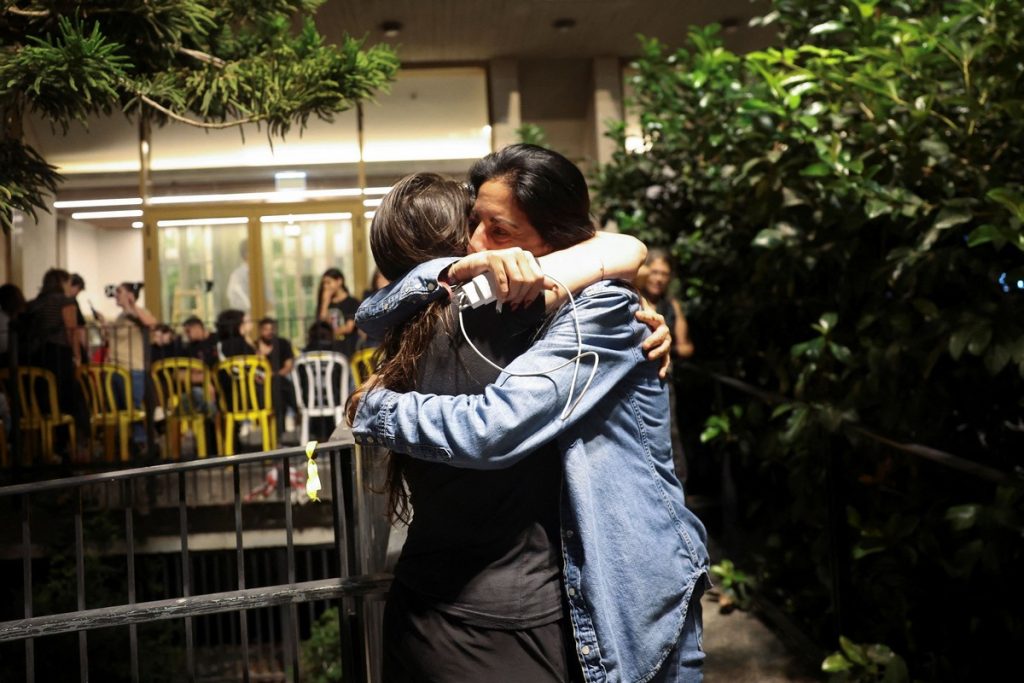 Tears and Celebration in Tel Aviv After Gaza Hostage Deal