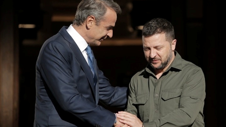Mitsotakis-Zelenskyy Phone Contact on Wed.