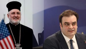 Elpidophoros Meets With Greek Finance Minister in New York