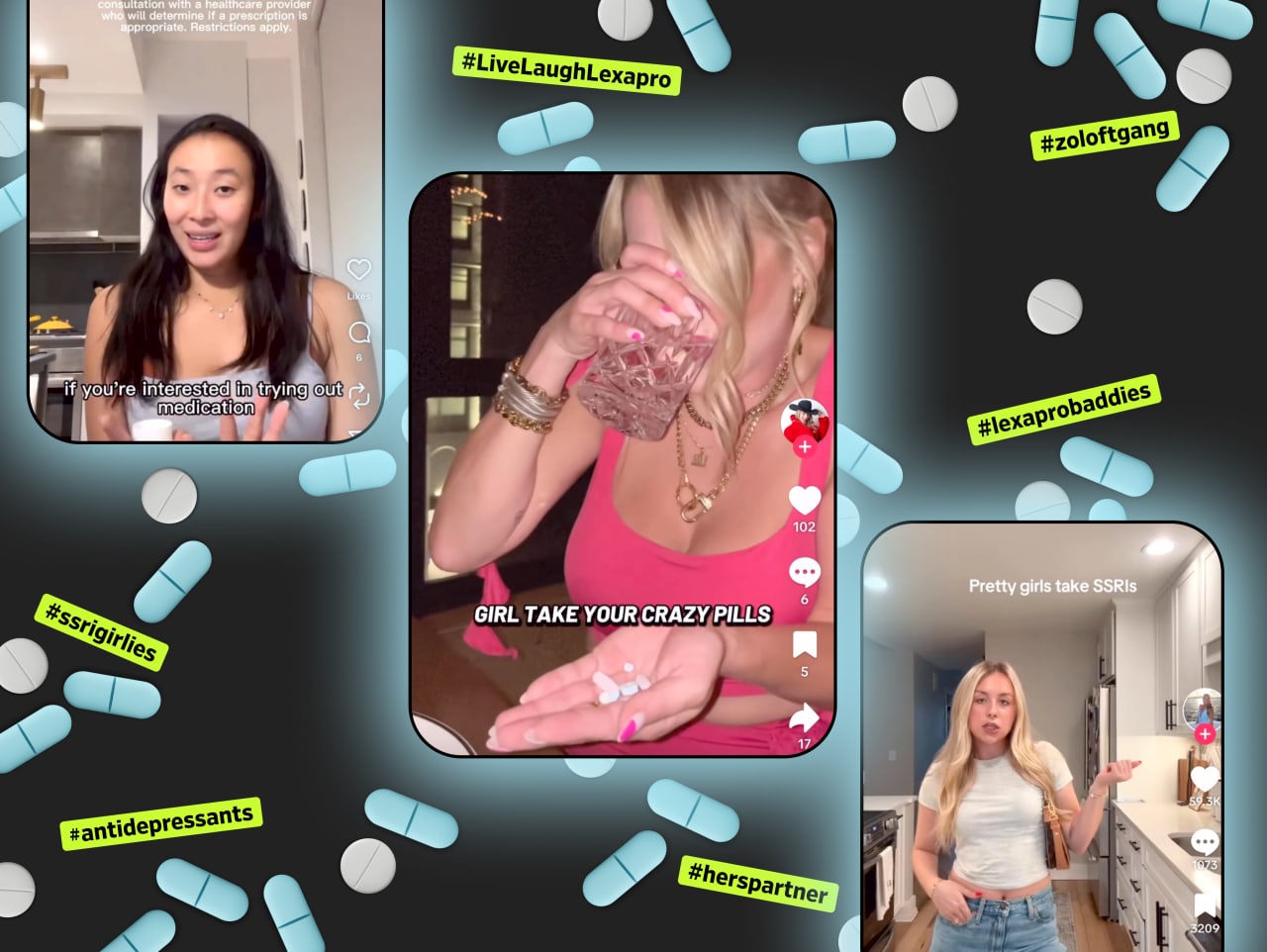 ‘Girl, Take Your Crazy Pills!’ Antidepressants Recast as a Hot Lifestyle Accessory