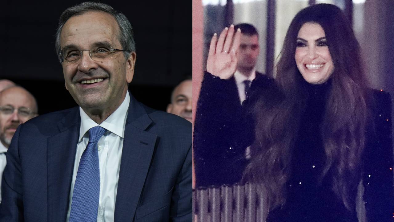 Former Greek PM Samaras Meets Kimberly Guilfoyle