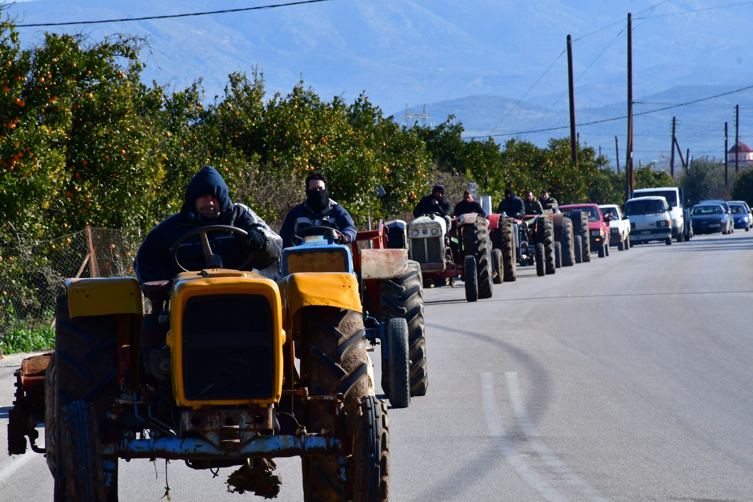 Traffic Restrictions Amidst Farmers and Beekeepers Protest in Central Athens