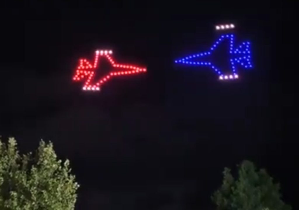 Greek Drone Show Stuns Athens with Patriotic Aerial Display