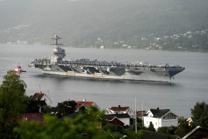 USS Gerald R. Ford World’s Largest Aircraft Carrier in Venezuela
