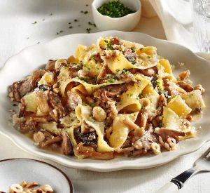 Creamy Mushroom Pappardelle