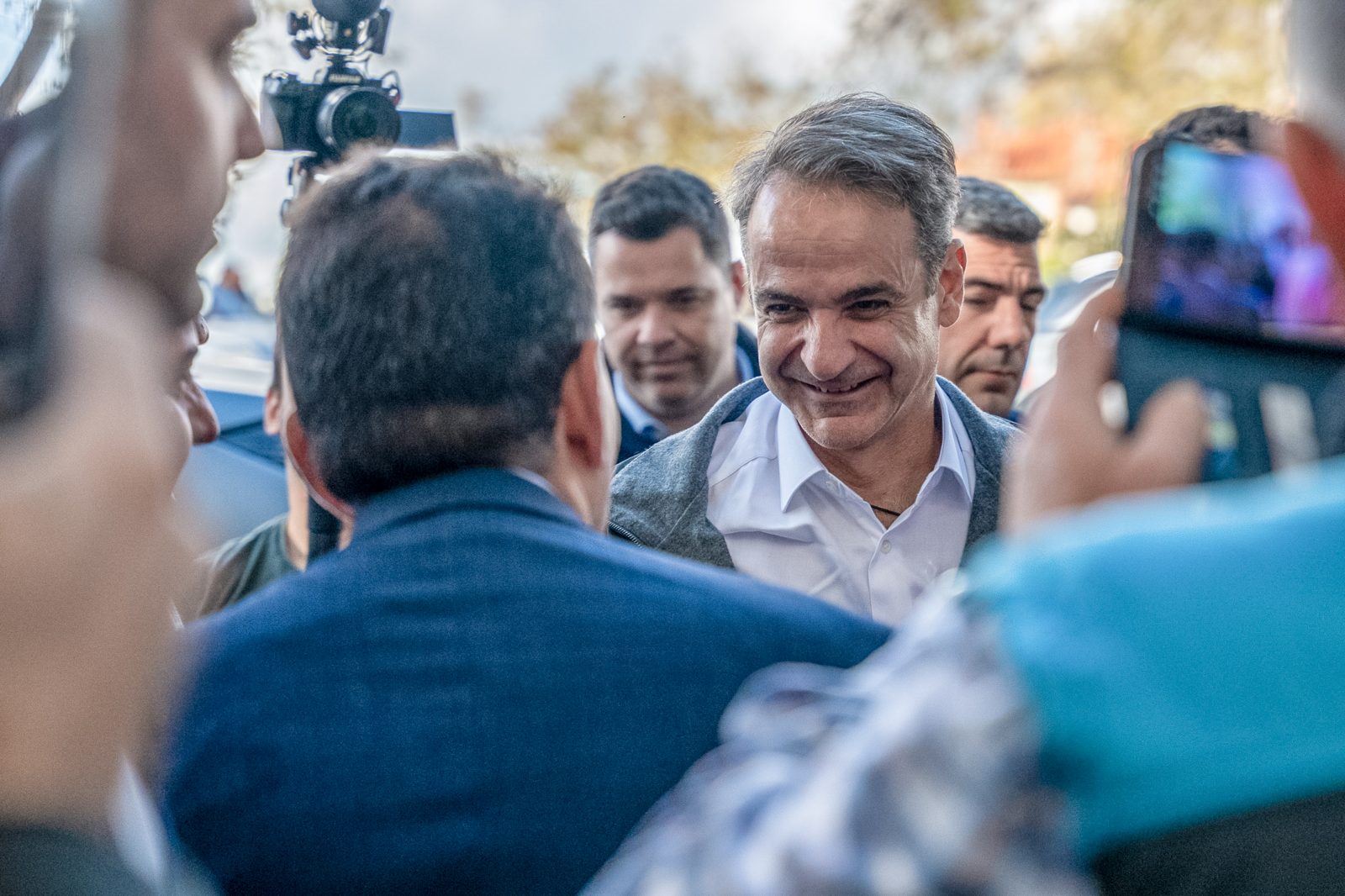 Greek PM Visits Elefsina Amid Farmer Protests