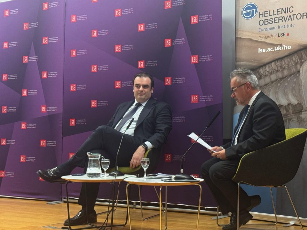Greek Minister Pierrakakis at LSE