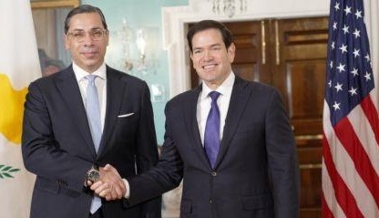 Rubio Receives Cyprus FM Kombos in Washington