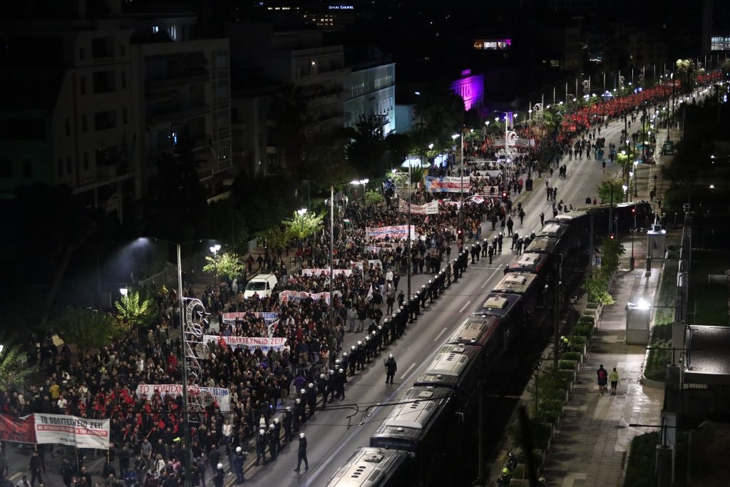 Annual Commemorations, Protest March for Polytechnic Uprising Conclude