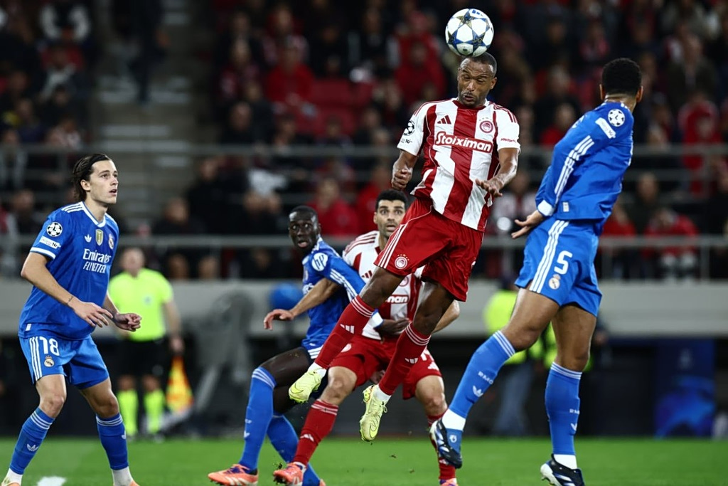 Champions League: Olympiacos Counter-Attack Falls Just Short Against Real Madrid 3-4