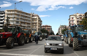 Farmers in Greece Launch Protests in Thessaly and Crete
