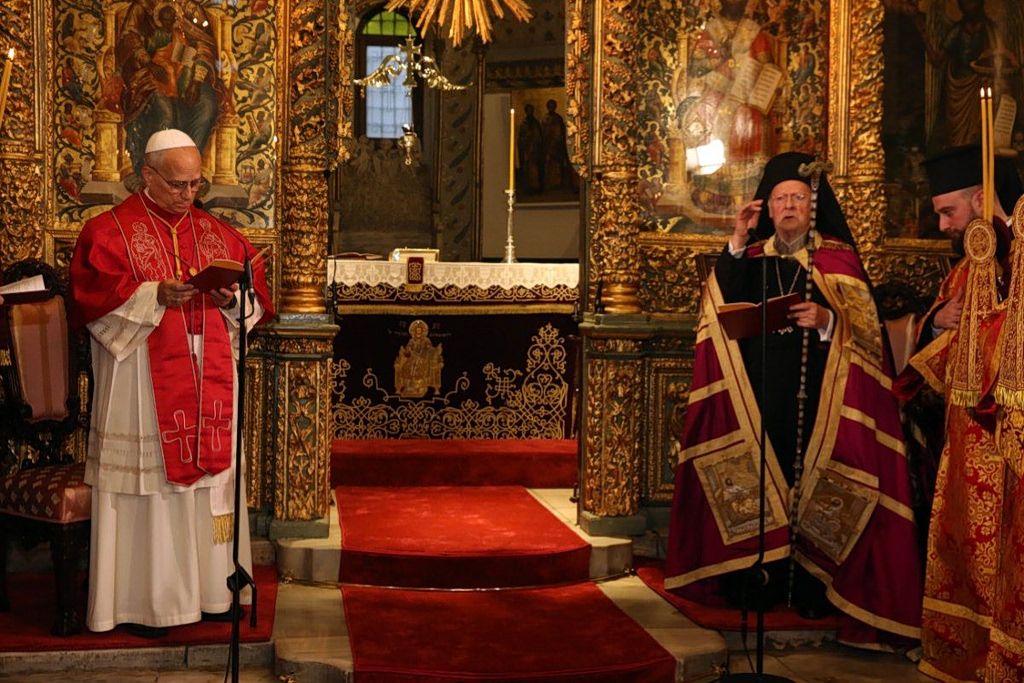 Ecumenical Patriarchate Celebrates St. Andrew Feast with Visit from Pope Leo