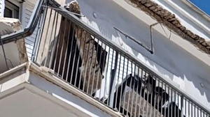 Balcony Collapse in Greece Injures 50-Year-Old Woman