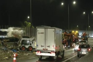 Major Traffic Chaos on Kifisos Avenue After Early-Morning Crash