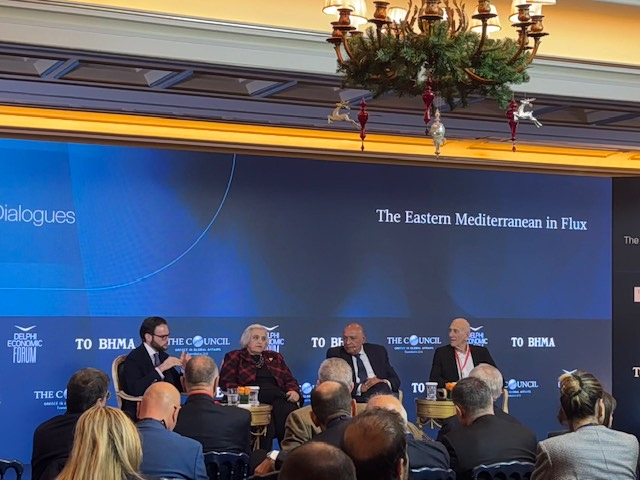 Former Israeli PM Warns Gaza Conflict “Far From Over” at Athens Forum