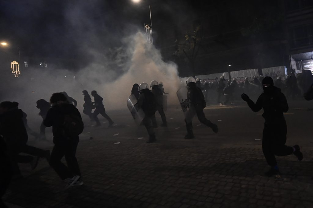 Brief Disturbances Mar Otherwise Peaceful Protests on Anniversary of Teen’s Shooting