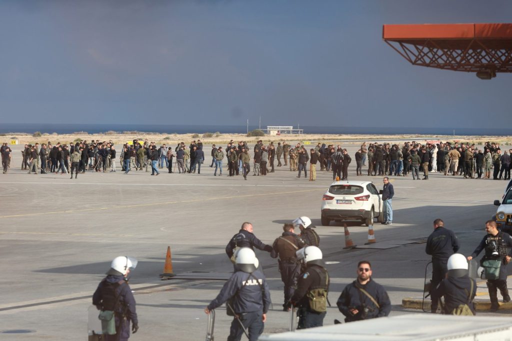 crete farmers protest
