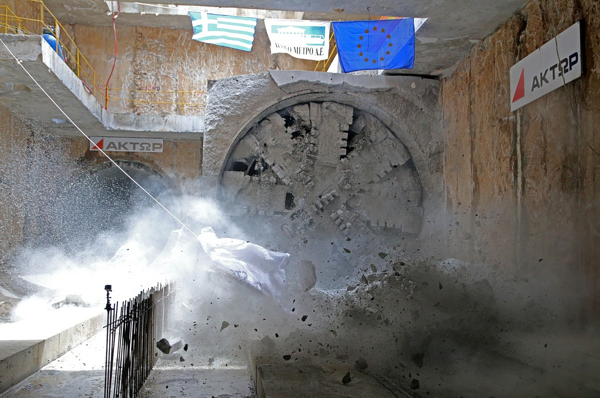 Athens Metro Line 4 Tunnel Nears Completion