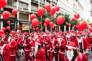 Athens Santa Run 2025 Brings Festive Cheer to the City Centre