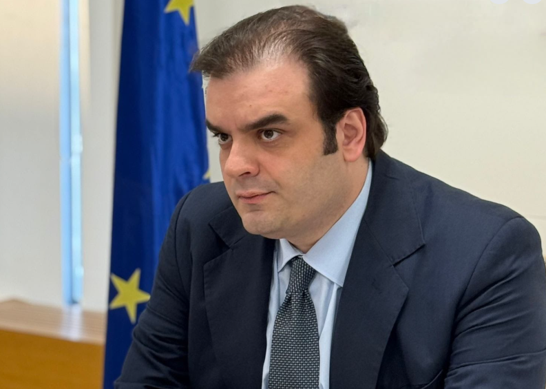 Greek FinMin Pierrakakis Attends Online G7 Meeting as EuroGroup President