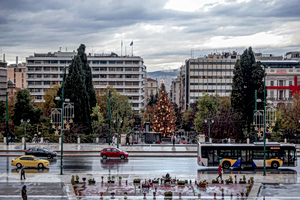 Christmas Weather Alert Issued for Heavy Rain and Storms Across Greece
