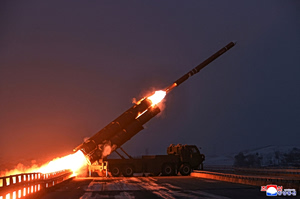 North Korea’s Kim Jong Un Oversees Strategic Cruise Missile Launches