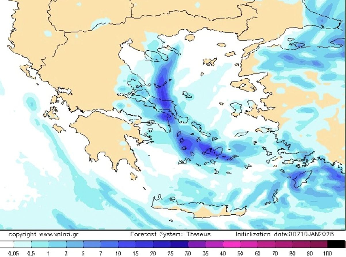 Snowfall Likely in Attica as Winter Weather Intensifies