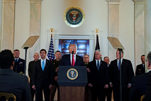 Trump Threatens 25% Tariff on Nations Trading With Iran