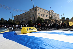 Greek Taxi Drivers Announce 48-Hour Strike on January 20-21