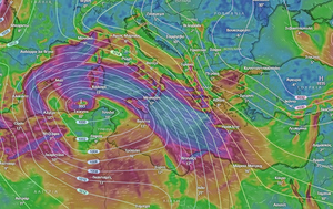 Dangerous Weather System Approaches Greece, Athens on Alert