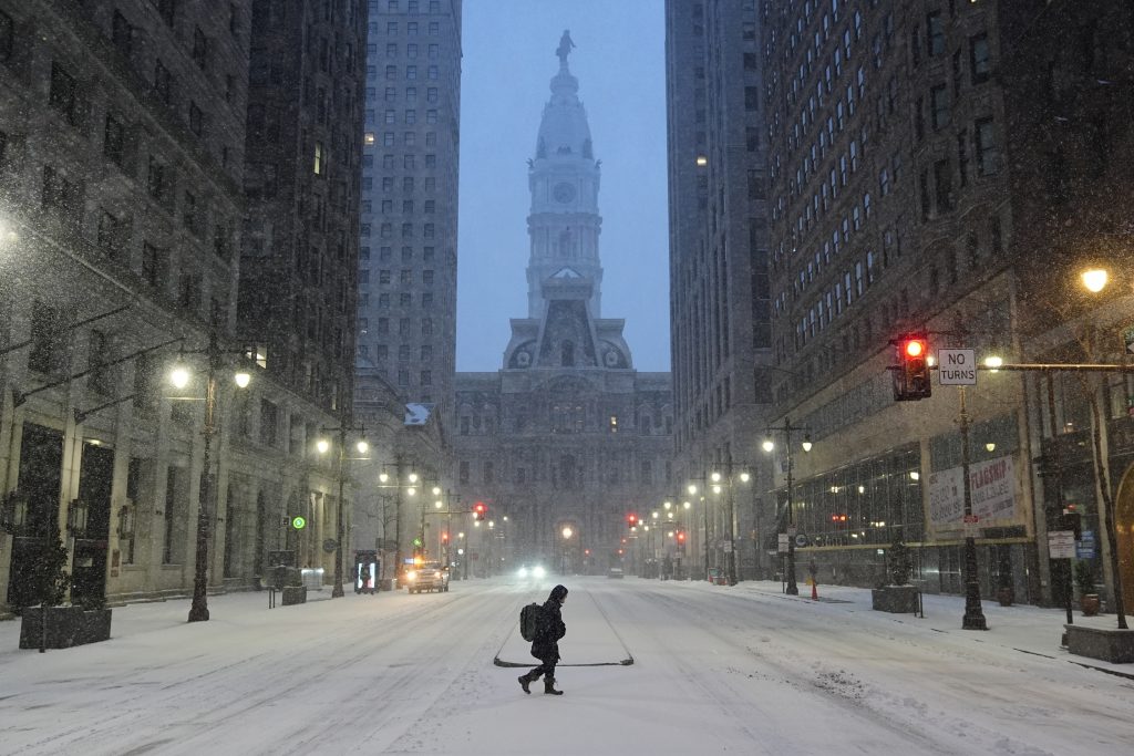 Winter Storm Blankets Central and Eastern U.S.