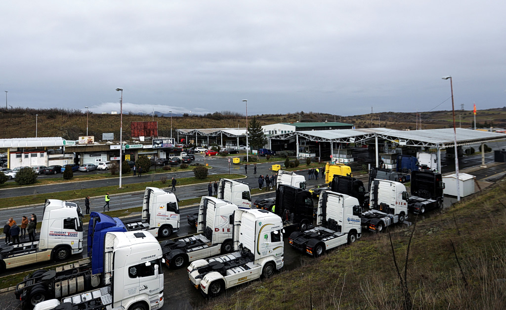 western balkans truck block