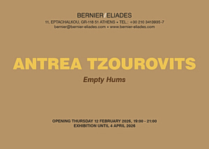 Antrea Tzourovits Unveils ‘Empty Hums’ in Athens
