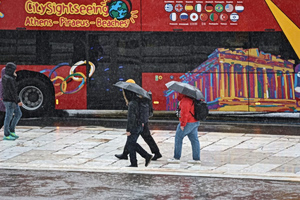 Greece Weather Friday: Rain, Storms, Hail, and Dust