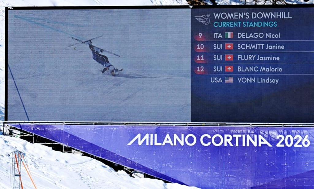 Vonn Crashes Out of Olympic Downhill in Cortina