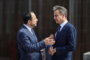Mitsotakis, Christodoulides Discuss Ankara Visit