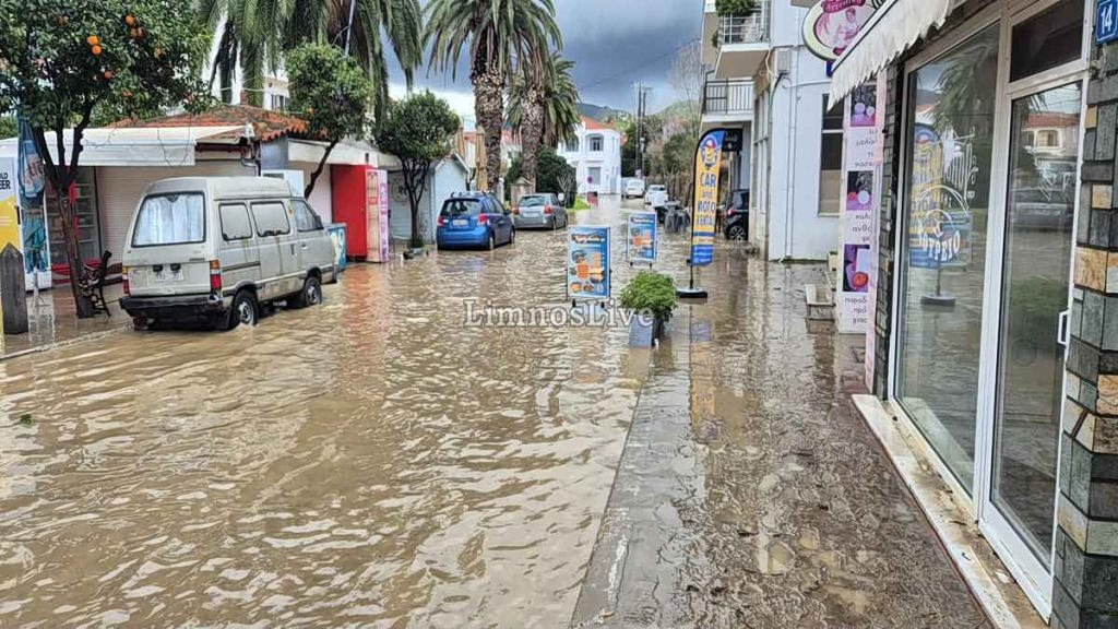 Lemnos Reels From Floods; Tap Water Deemed Unsafe