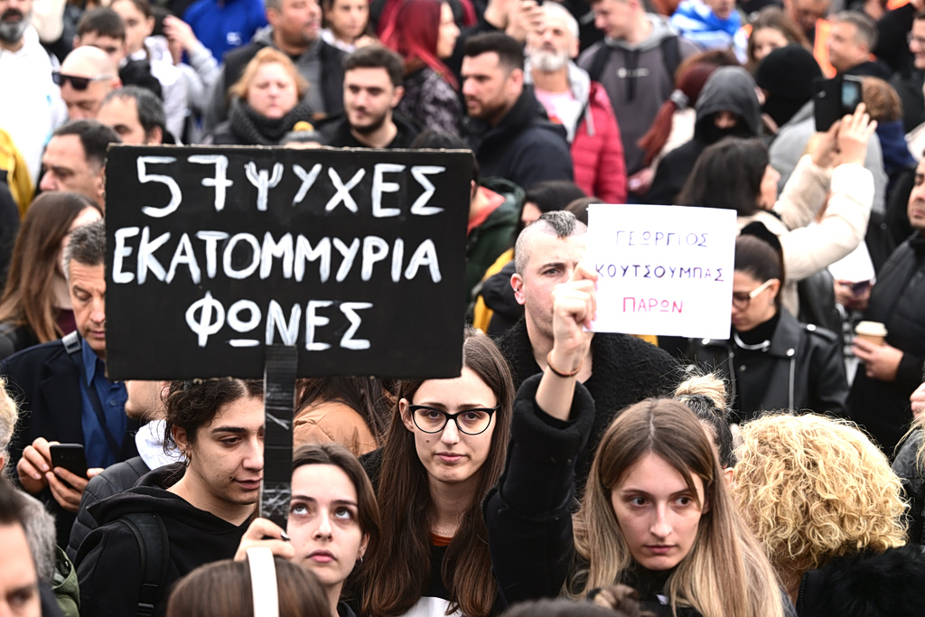‘We Don’t Forget, We Don’t Forgive’: Greece Mobilizes for Tempi Anniversary
