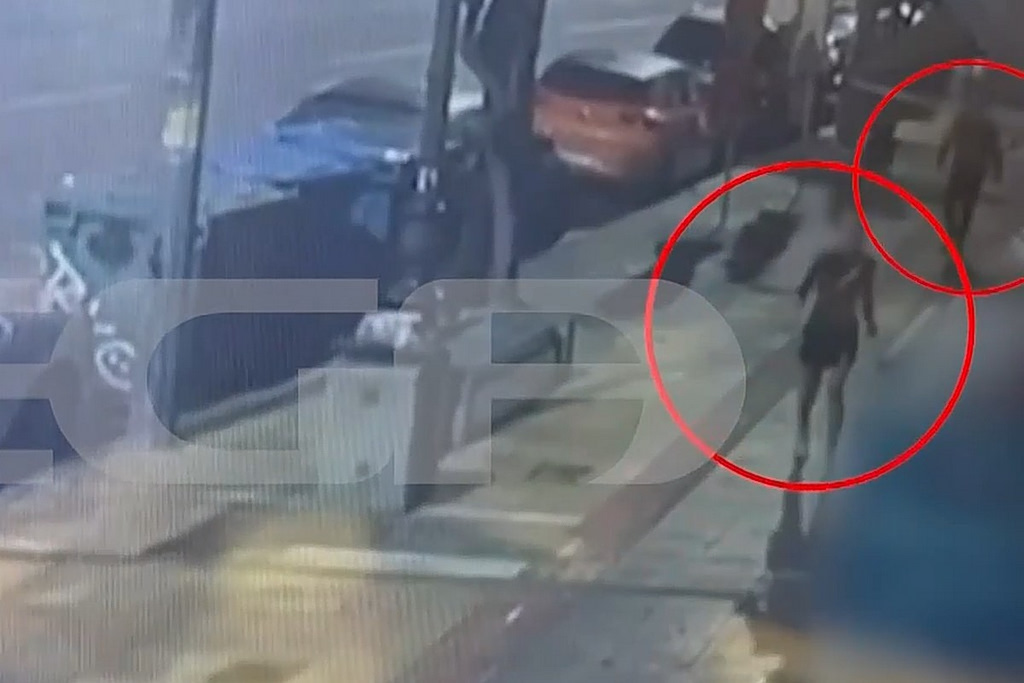 Woman Beaten in Public By Partner in Athens