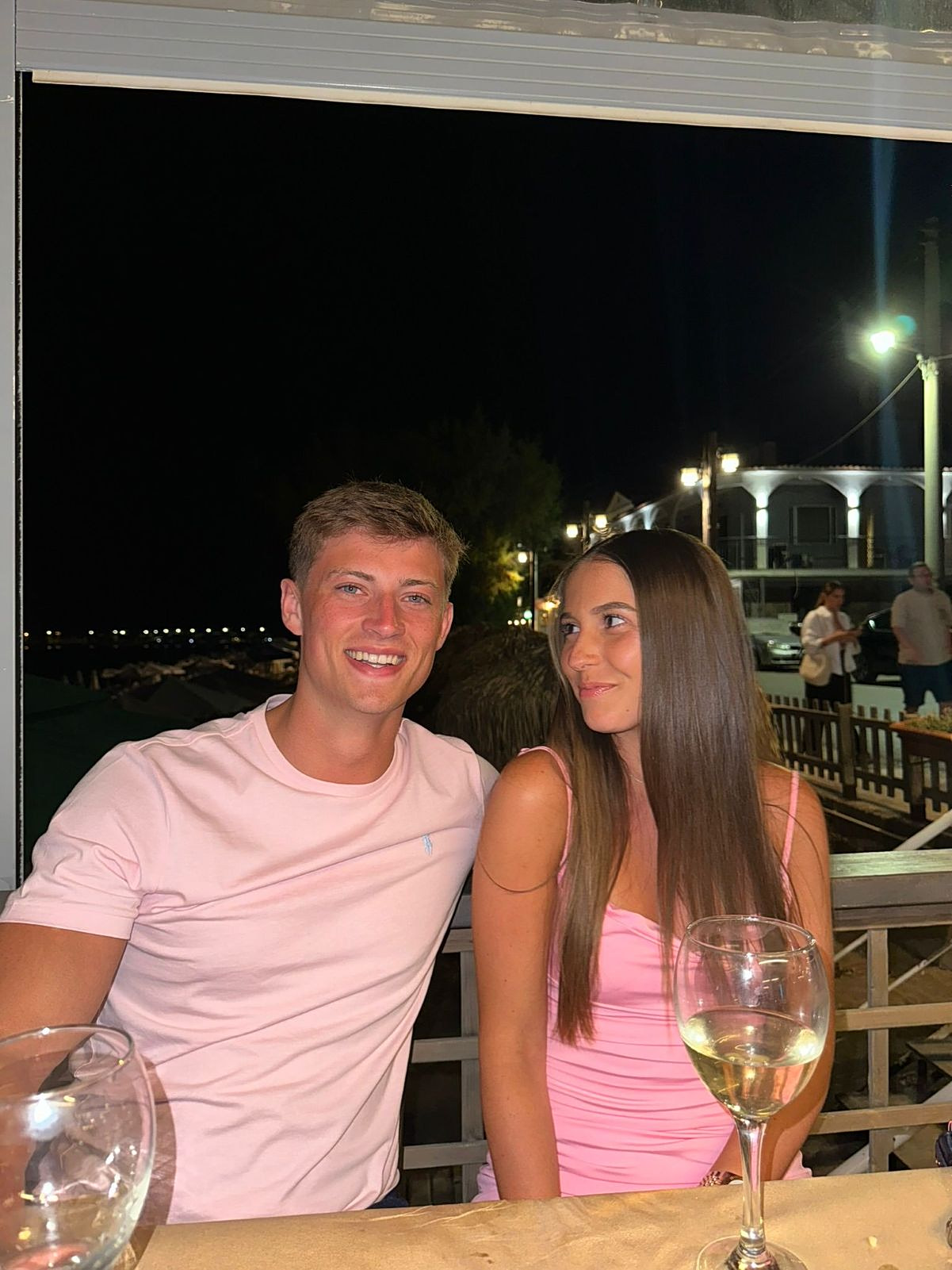 Alex Jones, with his Greek girlfriend visiting Greece