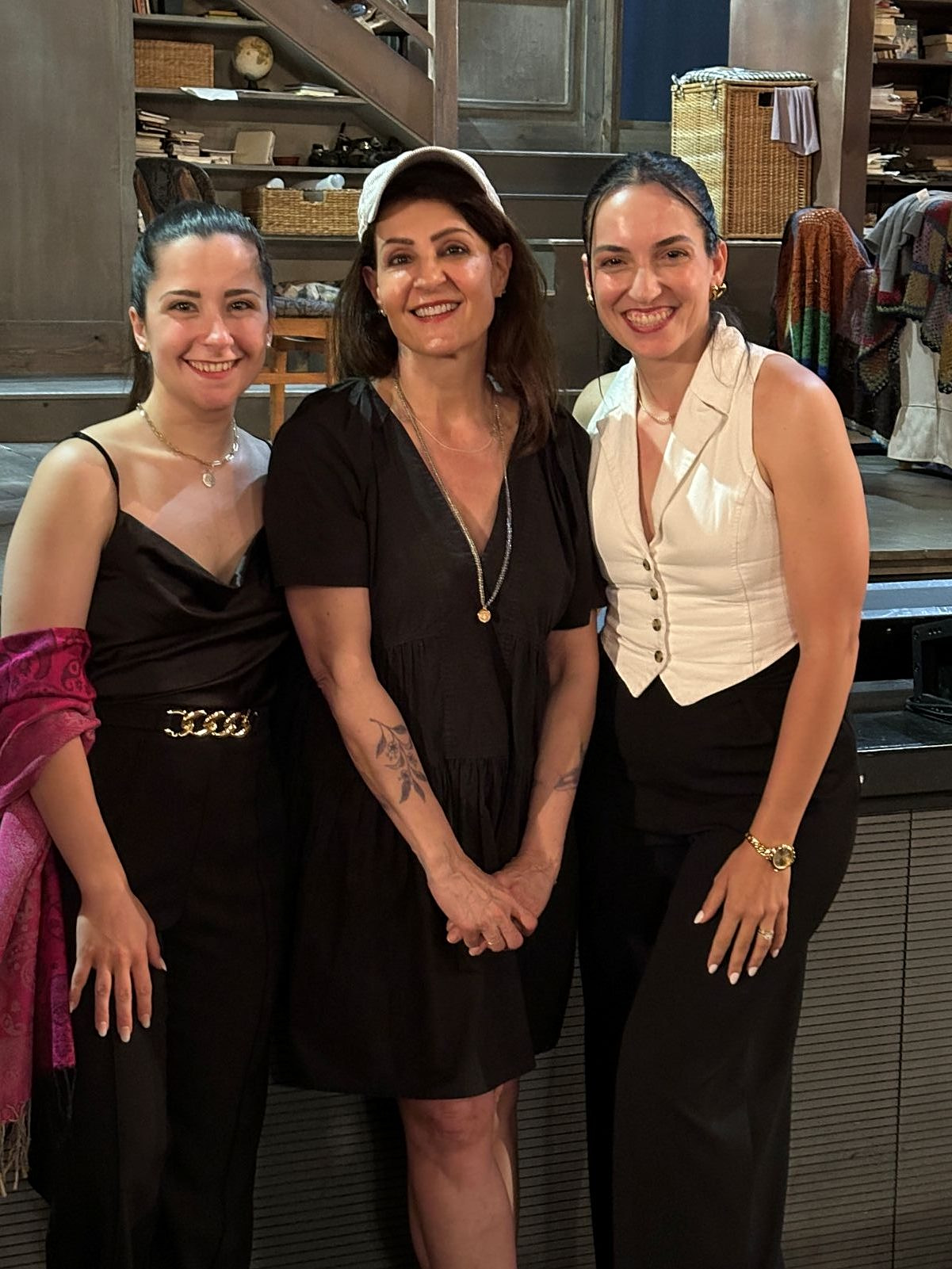 Intzekostas helped Hollywood star Nia Vardalos improve her Greek for her performance at Pallas Theatre