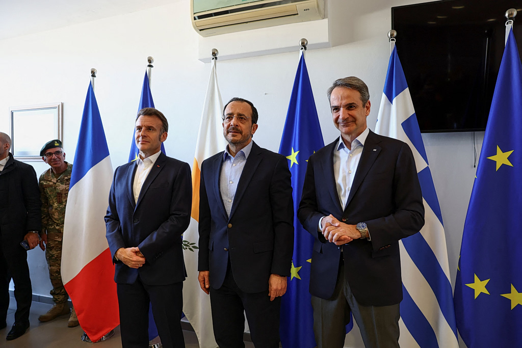 mitsotakis macron cyprus 