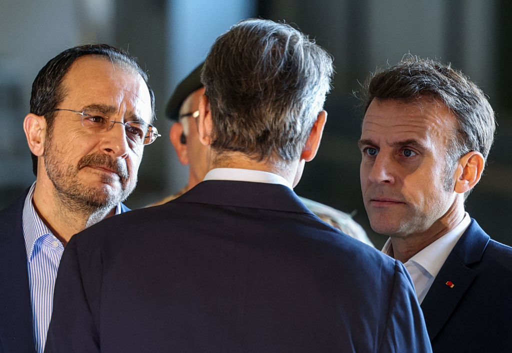 mitsotakis macron cyprus 